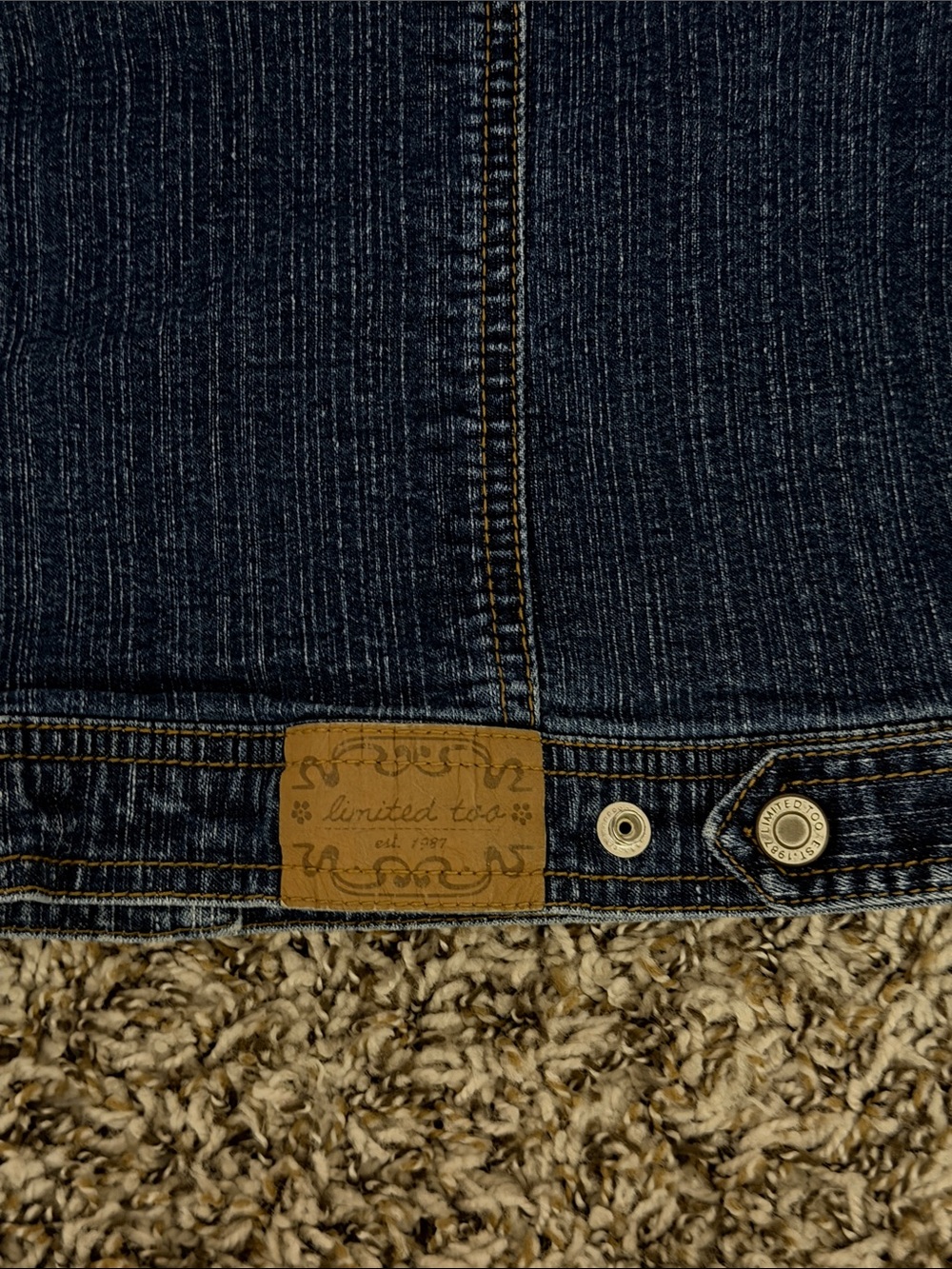 Vintage Limited Too Girls Denim Jacket - Picture 5 of 5